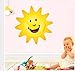 Produktbild KUANGJING Nuevo diseño de dibujos animados Feliz sol a todo Color pegatinas de pared habitación de los niños desmontable a prueba de agua arte de la pared Wallpaper Wallpaper decoración del hogar