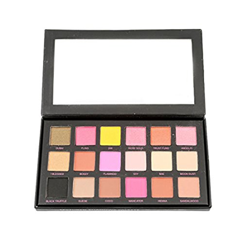 VWH Profi Lidschatten Palette 18 Farben Makeup Lidschatten Eyeshadow Set Kosmetik