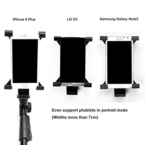 Zacro Supporto Tablet Universale per Treppiede Monopiede Bastone Selfie, Adattatore Supporto Regolabile per Apple iPad 2 3 4 iPad Mini, Samsung Galaxy Tab 2 3 4 Pro, Tab S, Microsoft Surface, Google Nexus ecc
