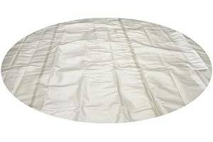 Poolpanda Premium Solarfolie Power Ø 600 cm rund | Stärke 400 µm | transparent | zuschneidbar | Solarplane für Pool | Poolheizung