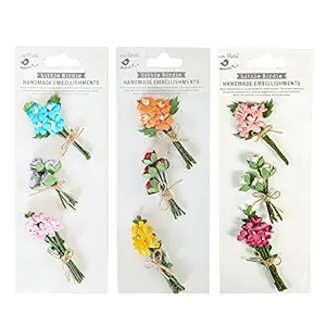 Floral Embelishment (Lydia Rosy Mist | Sunny Rose | Pastel Sky)