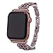 Produktbild LCLrute Edelstahl Apple Watch Strap für Serie 4 3 2 1, iWatch Strap Metall Stil Apple Watch Band für Frauen und Männer Für Apple Watch 38mm / 40mm / 42mm / 44mm