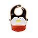 Waterproof&Leakproof Baby Bibs, Unisex, brown penguin