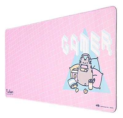 Erik - Tapis de Souris Gaming XL Pusheen - antidérapant - 80 x 35 cm