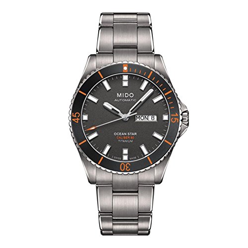 Mido Ocean Star Herren-Armbanduhr 42mm Armband Titan Silber + Gehuse Automatik Analog M026.430.44.061.00 Mido Ocean Star Herren-Armbanduhr 42mm Armband Titan Silber + Gehuse Automatik Analog M026.430.44.061.00