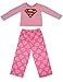 2 PCS SET: Supergirl Toddler Girls Fall / Winter Pajama Top & Pants Set 4T Pink