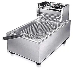 Kobbey Electric Deep Fryer Machine 6 Ltr Copper Heater with 5 Year Warranty