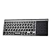 Produktbild 2.4G Wireless Mini Keyboard mit Touchpad und Numpad für Windows PC, Laptop, iOS Pad, Smart TV, HTPC IPTV, Android Box,Silver