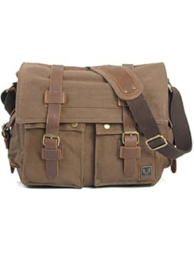 FAIRY COUPLE Europäisch und amerikanisch Retro-Leinwand Herren Schulter Umhängetasche casual Messenger-Taschen...