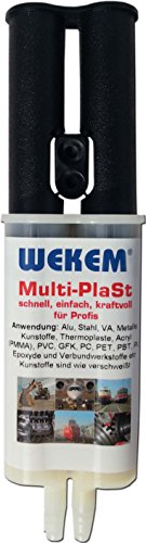 Preisvergleich Produktbild 1x 28g Wekem Multi-Plast 2k Kleber 2 K Klebstoff WS364
