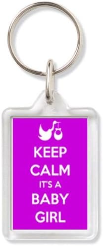 Keep Calm It's A Baby Girl - Bottle Opener Keyring