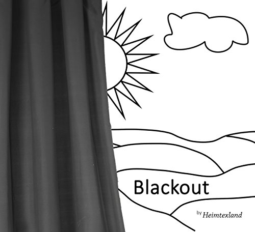 Gardine XXL Ösenschal BLICKDICHT Verdunkelungsgardine Thermogardine HxB 245×275 cm Vorhang zur Kälte- und Wärmeisolierung …auspacken, aufhängen, fertig! Dekoschal Typ139 - 3