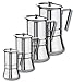 Produktbild GAT Pratika Herdplatte Espresso Kaffeemaschine Edelstahl 18/10 MADE in Italy. (10 Tassen)