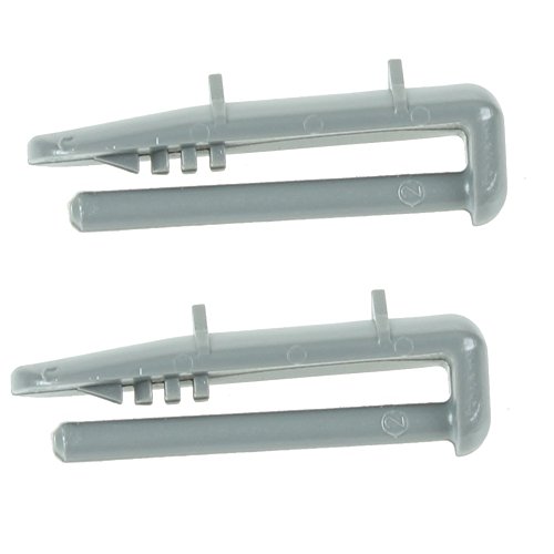 SUDS-ONLINE Plastic Rear Rail End Caps for Beko Dishwashers (Pack of 2)
