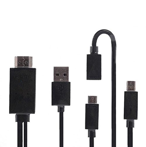 Pistazie MHL KIT UNIVERSAL MHL Micro-USB auf HDMI-Kabel 6,5 Füße Adapter 1080p HDTV für Galaxy S5 S4 S3 Note 4 Note 3 Note 2 Galaxy Tab 3 8.0 HTC LG Sony und mehr mhl-feature Telefon - 2