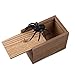 Produktbild Heylas Holz Streich Spinne Scare Box Überraschung Box lustige Scare Kleine Holzkiste Spinne Beängstigend für Kinder Erwachsene Partei Begünstigt