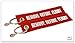 Produktbild Schlüsselanhänger " REMOVE BEFORE FLIGHT ® " ** 2 Stück Pack ** inkl. Schlüsselring (Das ORIGINAL - Registernummer 302011016821)
