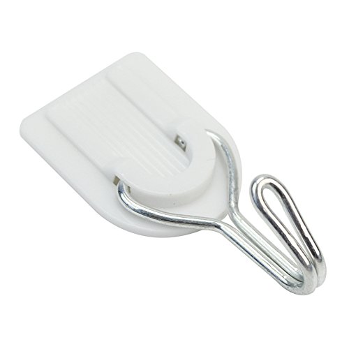 12Stk.Weiß selbstklebende Wandhaken Hanger Kunststoff Klebrigen Tür Haken Halter ,bis 2.0 kg - 4
