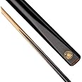 Peradon Cannon Cub 2 pce 48" Snooker/Pool Cue - Black - Ash Shaft - Brass Ferrule & Joint - 9mm Tip
