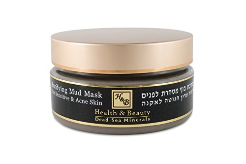 Preisvergleich Produktbild H&B Totes Meer Schlamm - Gesichtsmaske Peeling - Natürliche Akne, Pickel, Hautunreinheiten, Mitesser, Aging Behandlung für alle Hauttypen