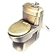Produktbild Liliy Mini Kreative Butanfeuerzeug Nette Simulation Flush Toilet Modell Feuer Starter Schlüsselanhänger Ring Sammlung Streich Spielzeug Geschenk (Bronze)