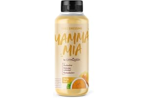 GymQueen Mamma Mia Zero Sauce 265 ml, a ridotto contenuto calorico, per arricchire i piatti o come condimento per l'insalata, vegetariana, Senape al Miele