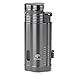 Produktbild MINGCHENGYUAN Cohiba Windproof Lighter Gas Lighter Cigarette Lighter Torch Lighter Jet Blue Triple Flame Refillable Inflatable Cigar Lighter D0098