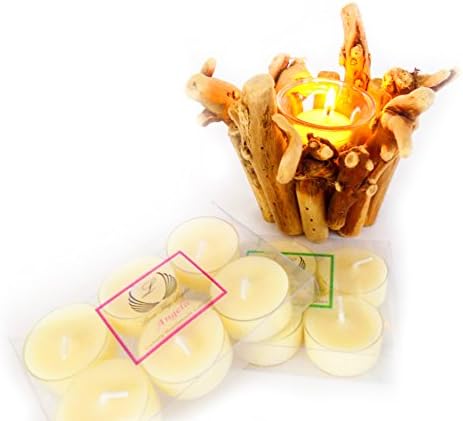 Love Thy Light Tea Light Candles, Luxury Forest Walk scented soy tealights, pack of 6
