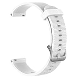 Igemy Textur Armband, Soft Silikon Sportuhr Strap Ersatz für Xiaomi Amazfit Bip Jugend (Weiß)