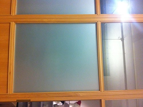 76 x 300 cm Lönartz Sichtschutzfolie (!!Bitte Produktbeschreibung beachten!!), gefrostet (Milchglas), 99% UV-Schutz, 30% reduzierte Helligkeit, Materialstärke 50µ, selbstklebend (SSF-76-3) - 4