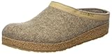 winter hausschuhe norma Weiches Obermaterial Haflinger Grizzly Torben, Unisex-Erwachsene Hausschuhe, Beige (550 Torf), 42 EU