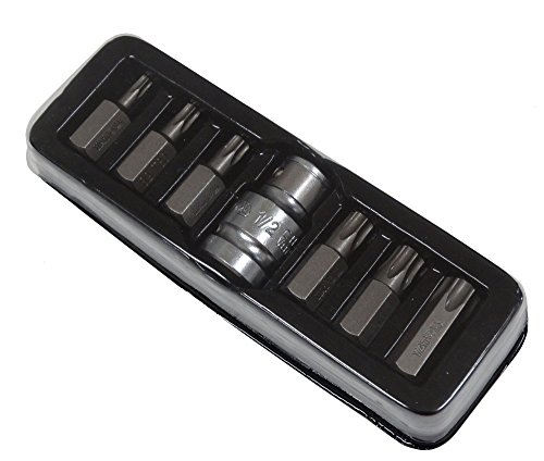 Aerzetix – Satz 6 Torx Bits T25 T30 T40 T45 T50 T55 + Bithalter 1/2 „ - 2