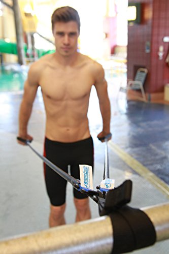 StrechCordz® mit Handpaddel Grün, Zugstärke 3,6-10,8 kg - 4