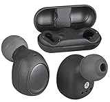 Stromsparendes Bluetooth 5 für kabellose Verbindung zu Smartphones und Bluetooth-fähigen Audiogeräten, bis zu 40 Meter Reichweite • Unterstützte Bluetooth-Profile: HSP, HFP, A2DP, AVRCP • Direkter Zugriff auf Sprachassistenten per Doppelklick: kompatibel zu Siri bzw. Google Assistant • Einzeln und zusammen verwendbar: als Stereo-Ohrhörer oder als Mono-Ohrhörer für 2 Nutzer • 4 Paar Silikon-Tips zur individuellen Anpassung an Ihr Ohr