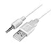 Produktbild "BestPlug" 1,5 Meter USB Kabel Ladekabel AUX IN OUT / 3,5mm Klinke Stecker auf 2.0 USB A-Stecker / Weiss