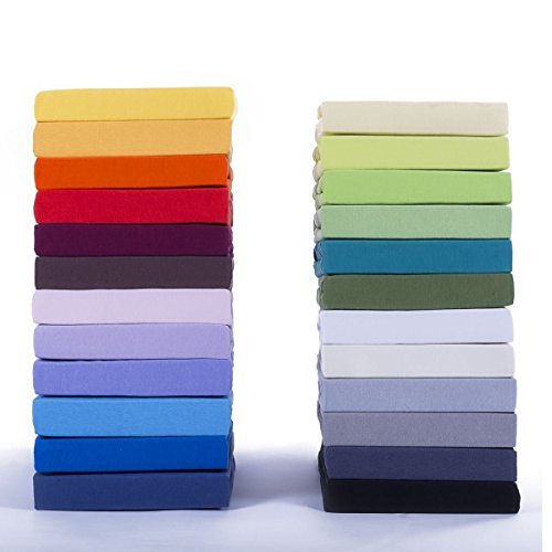 etérea Classic Microfaser Interlock Spannbettlaken Spannbetttuch Weiß, 140×200 – 160×200 cm - 2
