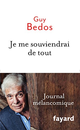 Book's Cover of Je me souviendrai de tout (Documents)