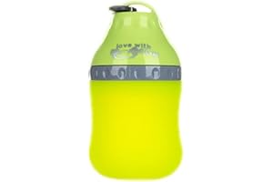 feiling Outdoor Portatile Silicone Acqua Bottiglia Cani Gatti Viaggio Ciotole Pieghevole per Animali Domestici Acqua Dispenser Feeder per Escursioni Sport Viaggio