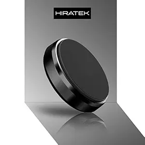 HIRATEK Universal Magnetic Car Mount for Car Mobile Phone Holder for Dashboard, Windscreen or Work Desk (Black)