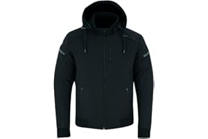 BLACKWILD THE RIDER'S SKIN BLACKWILD Motorradjacke Herren | City Street CE-zertifiziert Protektorenjacke | Leicht und Atmungsaktiv Motorradjacke Herren