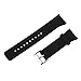 Produktbild KISSION Ersatz-Band Armband für Samsung Galaxy Gear S2 SM-R720 - Luxus Haltbar Silikon (Schwarz)