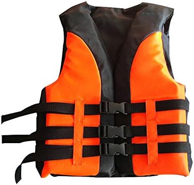 Children and Adult Life Jacket Watersports Aid Buoyancy Swim Vest Surfing Swimming Training (Kid Version-Orange, 2-4 years)