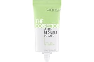 Catrice Cosmetics The Corrector Anti-Redness Primer anti-rougeurs, longue durée, protecteur, resserrement des pores, calmant (30ml)