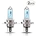 Produktbild AGPTEK H4 Halogen-Scheinwerferlampe, 30% 12V 60W/55W 6000K, P43T Für Auto und Motorrad, 2 Stück