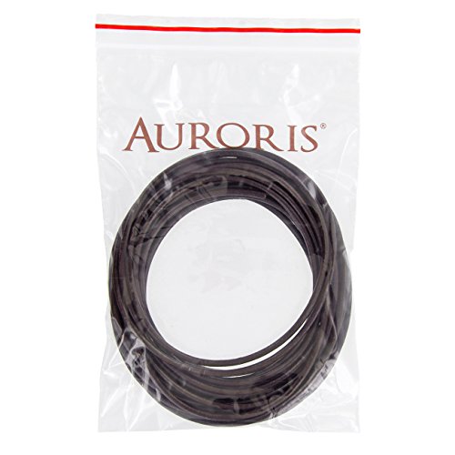 AURORIS – 5m Lederband rund – Ø 3mm – braun - 2