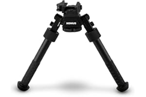 KONUS |BIPOD-T BIPIEDE DA TIRO PICATINNY Bipiede da Tiro Altezza regolabile da 10.65 cm a 22.86 cm, 360 gr, Slitta Picatinny, Caccia e Tiro Sportivo