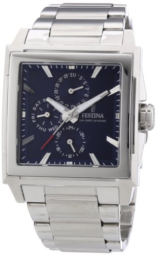 Festina Herren-Armbanduhr Sport Multifunktion Analog Quarz Edelstahl F16653/3 Festina Herren-Armbanduhr Sport Multifunktion Analog Quarz Edelstahl F16653/3