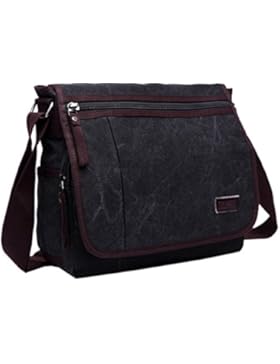 Moderne Umhängetasche, Laptop-Tasche, Computer-Tasche, aus Canvas, für Männer und Frauen