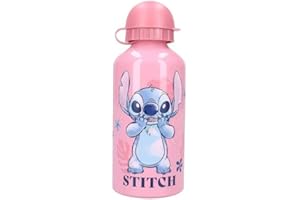 My sweety pop - Gourde pour enfant Stitch - Aluminium - Pour enfant - Crèche - Maternelle - Ecole - Vacances - Repas - 19 cm – 500 ml - Hydratation - Idée Cadeau