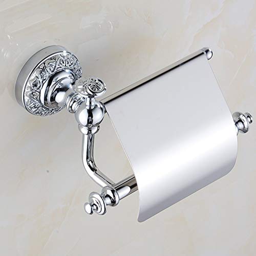 Preisvergleich Produktbild O&YQ Schirmaufbewahrungsständer Silber All Copper Paper Towel Holder Toilettenpapier-Handtuchhalter Wc-Papierhandtuchhalter